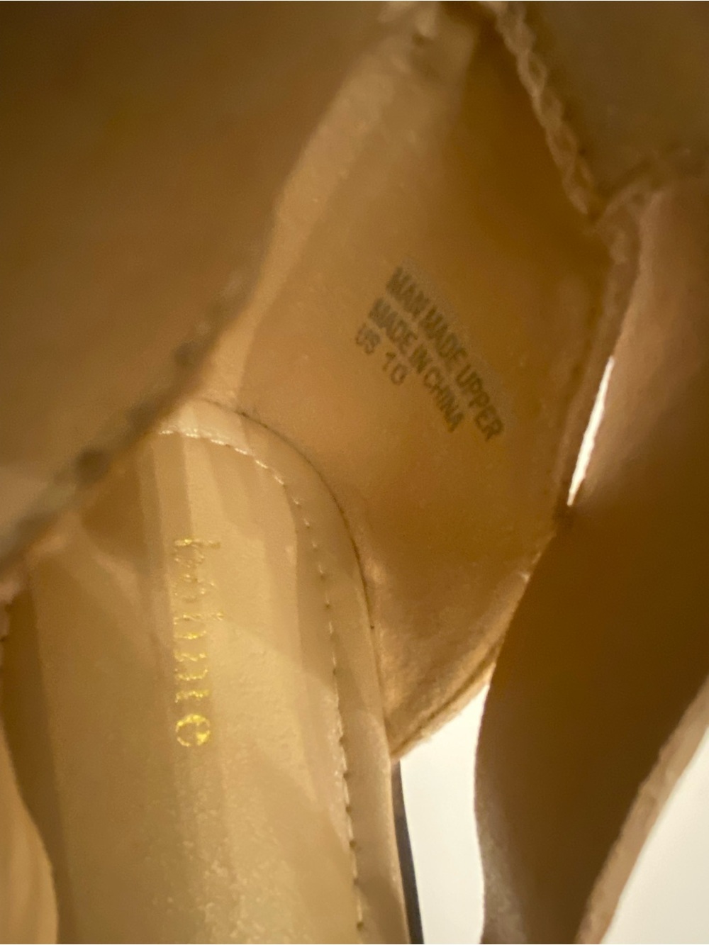 bohme Nude/Tan Crisscross Ankle Strap Sandals - Picture 3 of 4